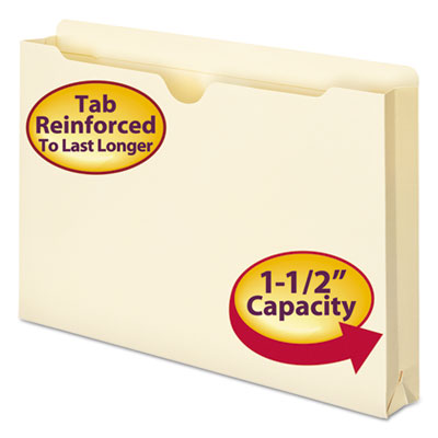 Smead™ Manila File Jackets, 2-Ply Straight Tab, Legal Size, Manila, 50/Box Flipcost Flipcost