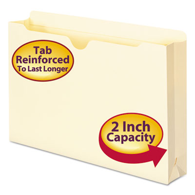 Smead™ Manila File Jackets, 2-Ply Straight Tab, Legal Size, Manila, 50/Box Flipcost Flipcost