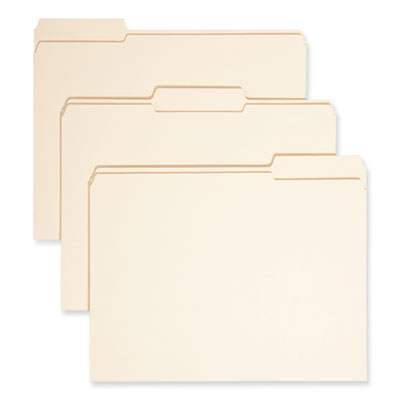 Smead™ Expandable Heavyweight File Folders, 1/3-Cut Tabs: Assorted, Letter Size, 1.5" Expansion, Manila, 50/Box Flipcost Flipcost