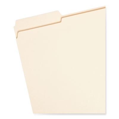 Smead™ Reinforced Tab Manila File Folders, 1/3-Cut Tabs: Assorted, Letter Size, 0.75" Expansion, 14-pt Manila, 100/Box Flipcost Flipcost