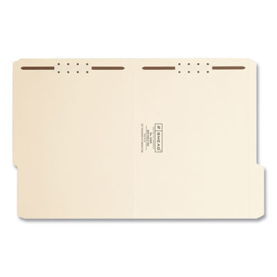 Smead™ Top Tab Fastener Folders, 1/3-Cut Tabs: Right, 0.75" Expansion, 2 Fasteners, Letter Size, Manila Exterior, 50/Box Flipcost Flipcost