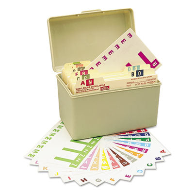 Smead™ AlphaZ  Color-Coded Labels Organization Set, A-Z, 1.16 x 3.13, Assorted, 5/Sheet, 300 Sheets/Box Flipcost Flipcost