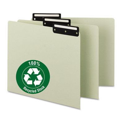 Smead™ Recycled Heavy duty blank file guides, 1/3-Cut Top Tab, Blank, 8.5 x 11, Green, 50/Box Flipcost Flipcost