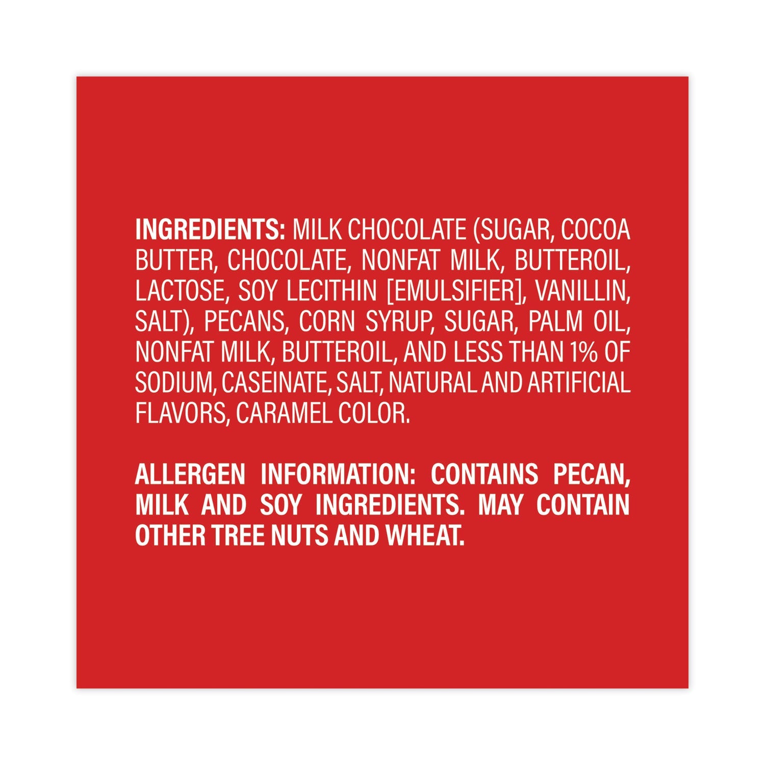 DeMet's Turtles Original Bite Size Candy, 0.42 oz, 60/Carton