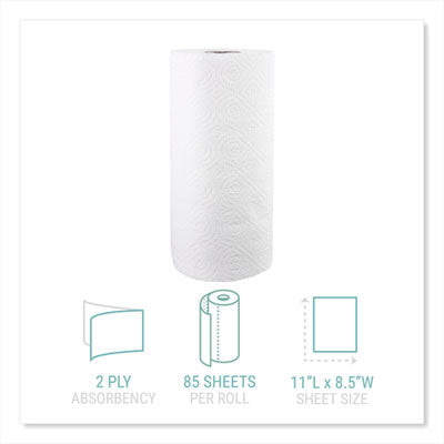 Windsoft® Kitchen Roll Towels, 2-Ply, 11 x 8.5, White, 85/Roll, 30 Rolls/Carton Flipcost Flipcost