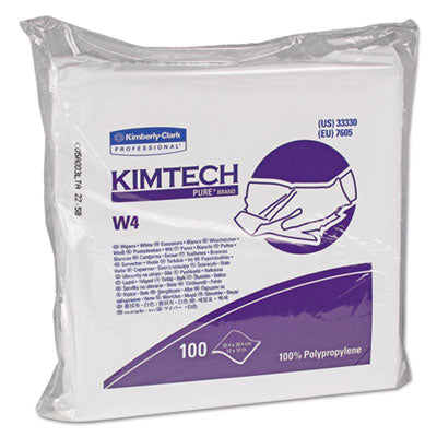 Kimtech™ W4 Critical Task Double Bag white Wipers, Flat , 12 x 12, Unscented,100/Bag, 5 Bags/Carton Flipcost Flipcost