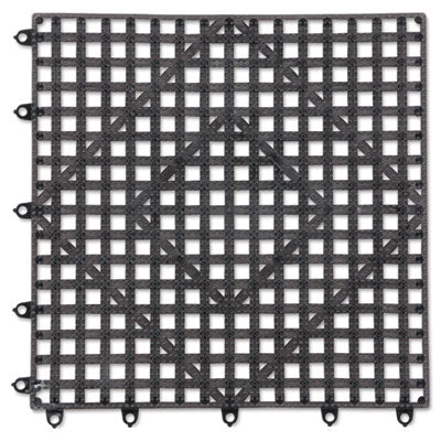 Versa-Mat Bar-Shelf Liner Plastic Black, 12w x 12d x 0.25h, 24/Carton Flipcost Flipcost