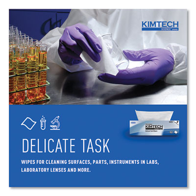 Kimtech™ Kimwipes Delicate Task Wipers Unscented, 2-Ply, 14.7 x 16.6, White, 92/Box, 15 Boxes/Carton Flipcost Flipcost