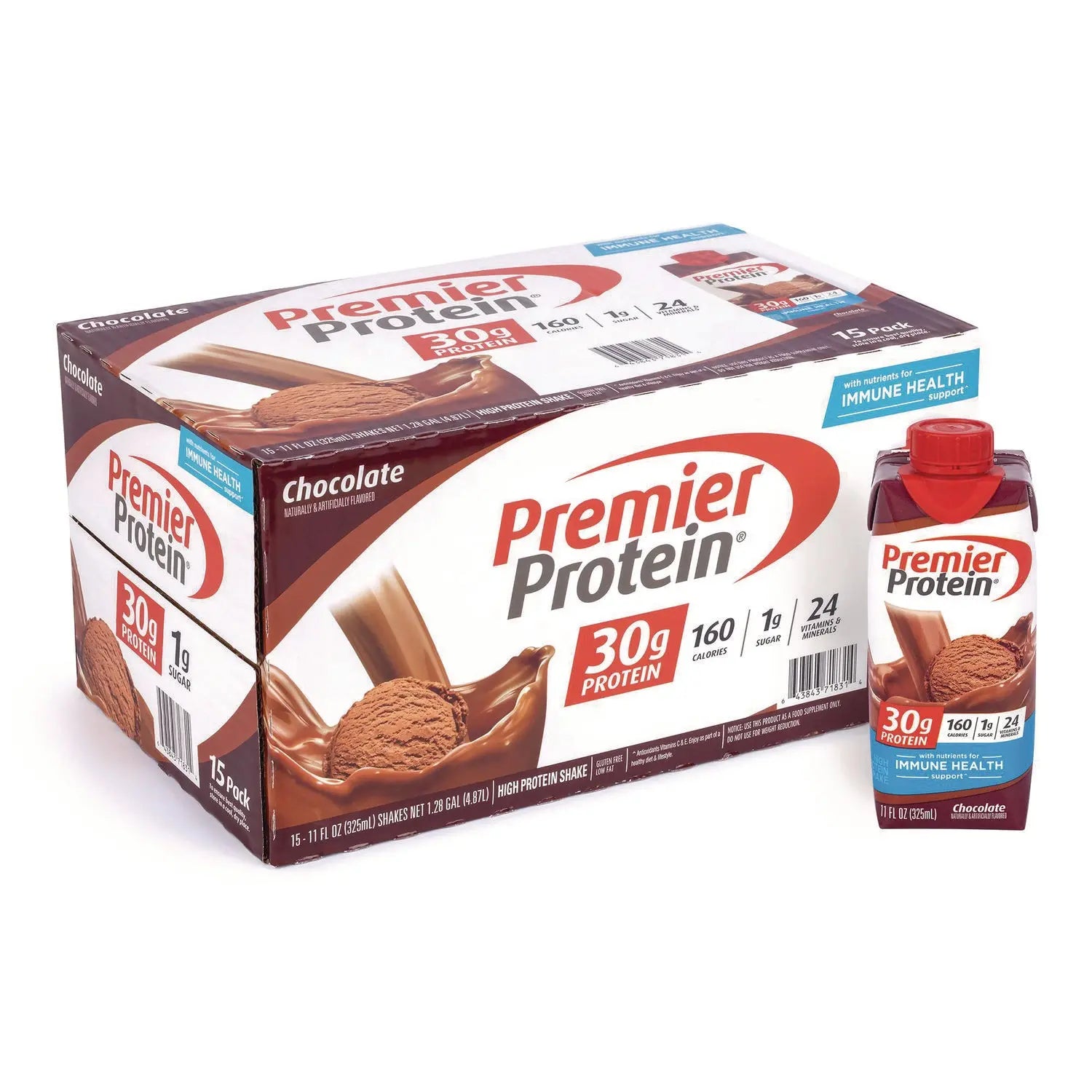 Chocolate Shake, 11 oz, 15/Carton Premier Protein® Flipcost