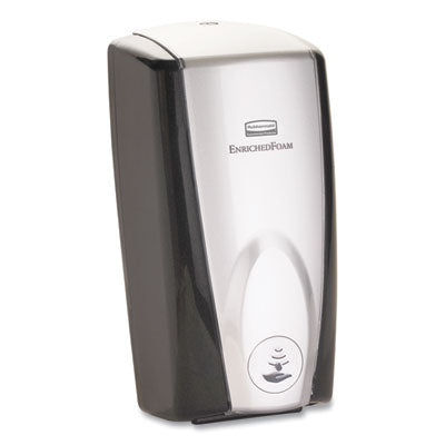 Rubbermaid® Commercial AutoFoam Touch-Free Dispenser, 1,100 mL, 5.2 x 5.25 x 10.9, Black/Chrome Flipcost Flipcost