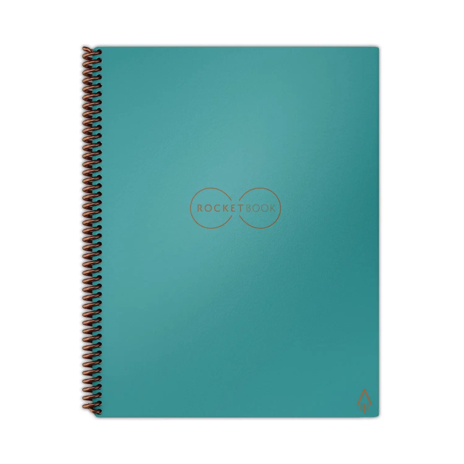 Core Smart Notebook, Medium/College Rule, Teal Cover, (16) 11 x 8.5 Sheets Rocketbook Flipcost