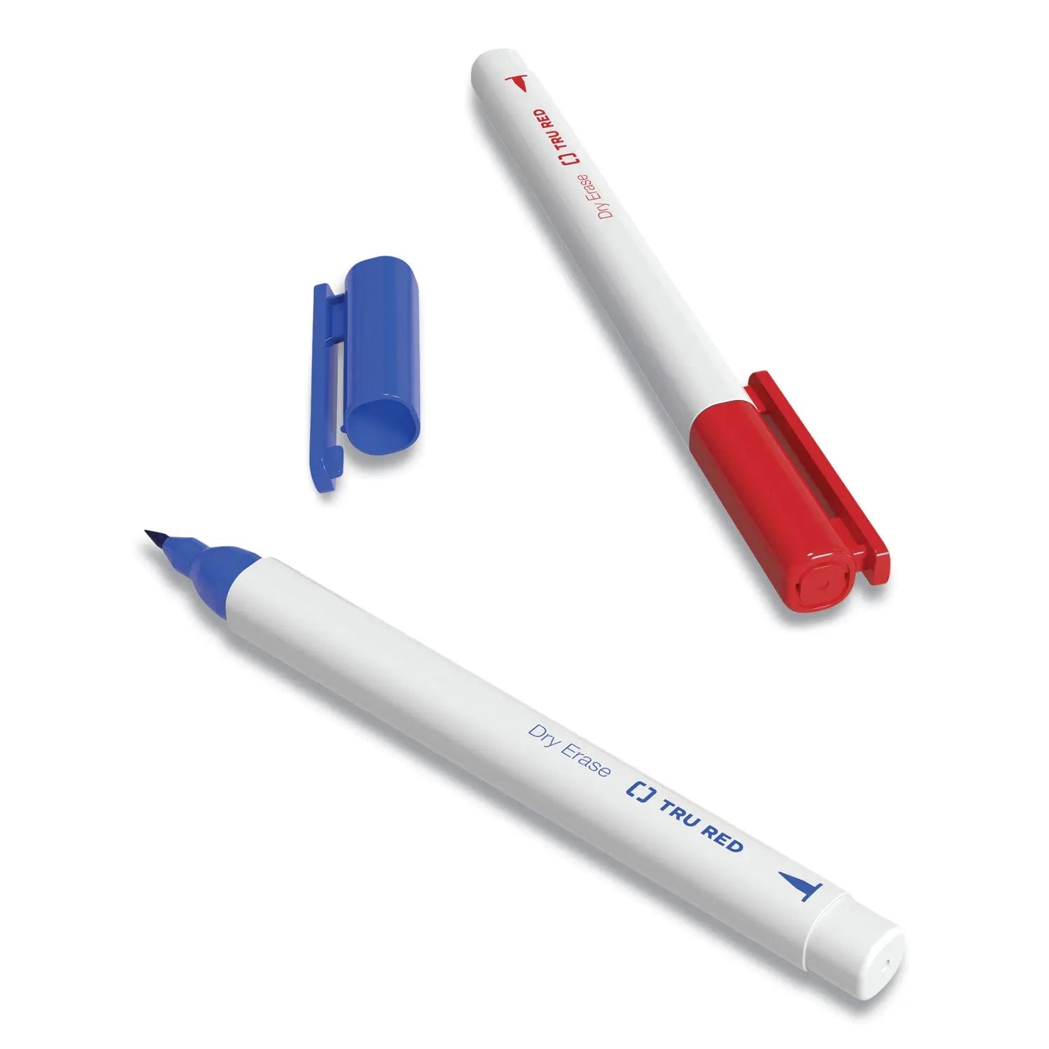 Dry Erase Marker, Pen-Style, Extra-Fine Bullet Tip, Assorted Colors, 4/Pack TRU RED™ Flipcost
