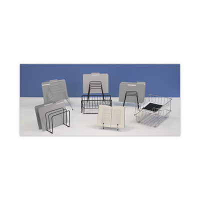 Fellowes® Wire Step File II, 5 Sections, Letter to Legal Size Files, 7.25" x 6" x 8.25", Black Flipcost Flipcost