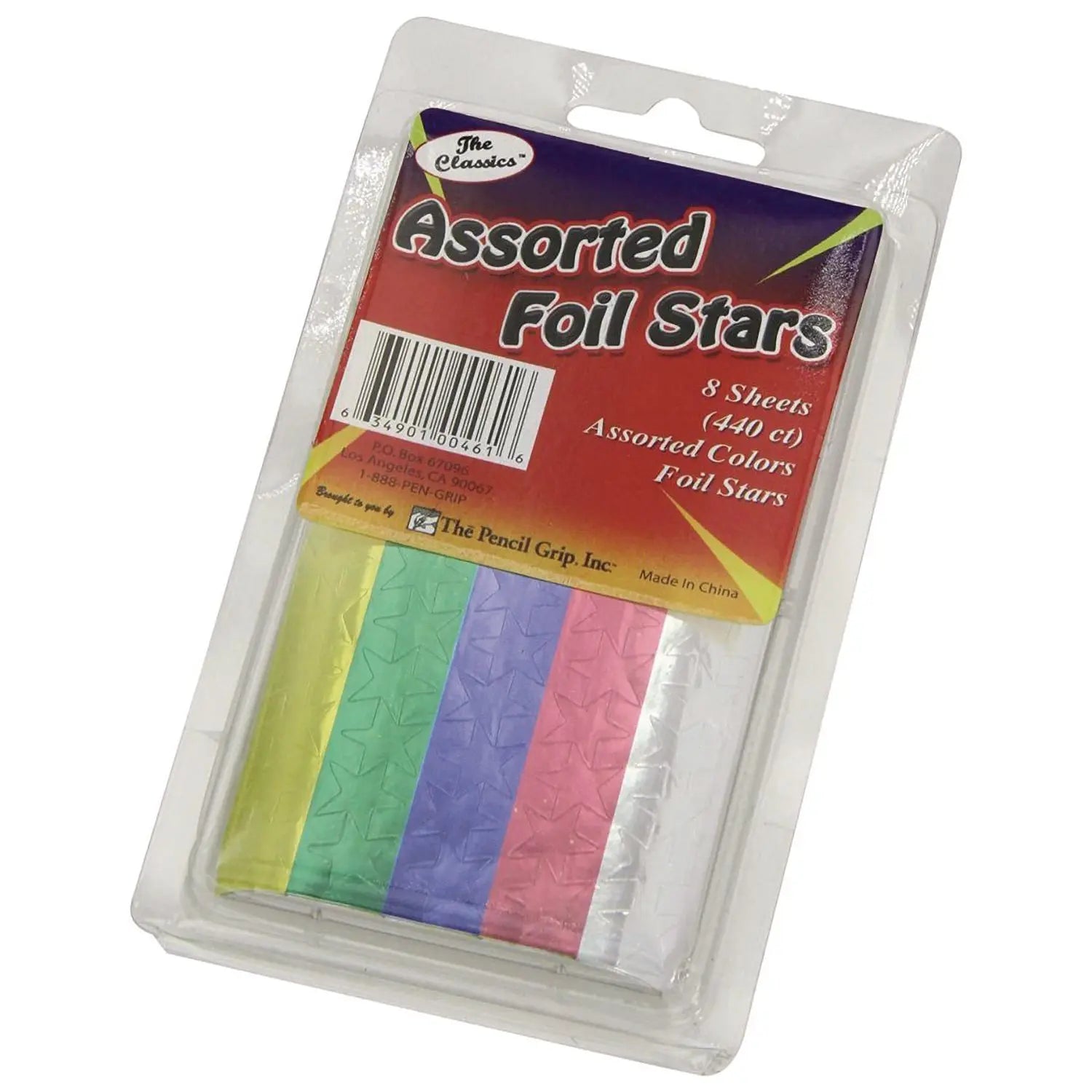 Foil Star Stickers, Assorted Colors, 55/Sheet, 8 Sheets/Pack, 72 Packs/Carton TPG Creations™ Flipcost