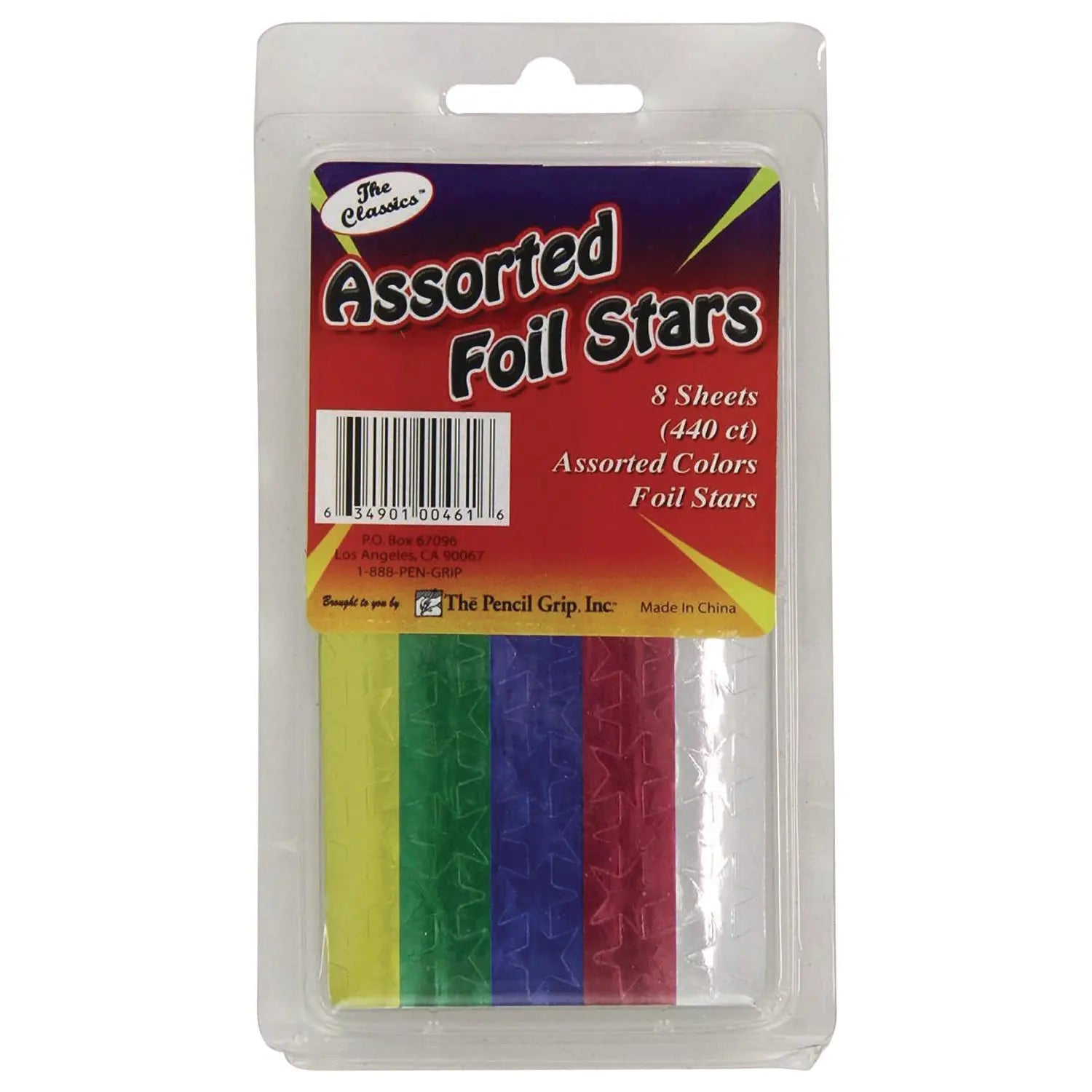 Foil Star Stickers, Assorted Colors, 55/Sheet, 8 Sheets/Pack, 72 Packs/Carton TPG Creations™ Flipcost