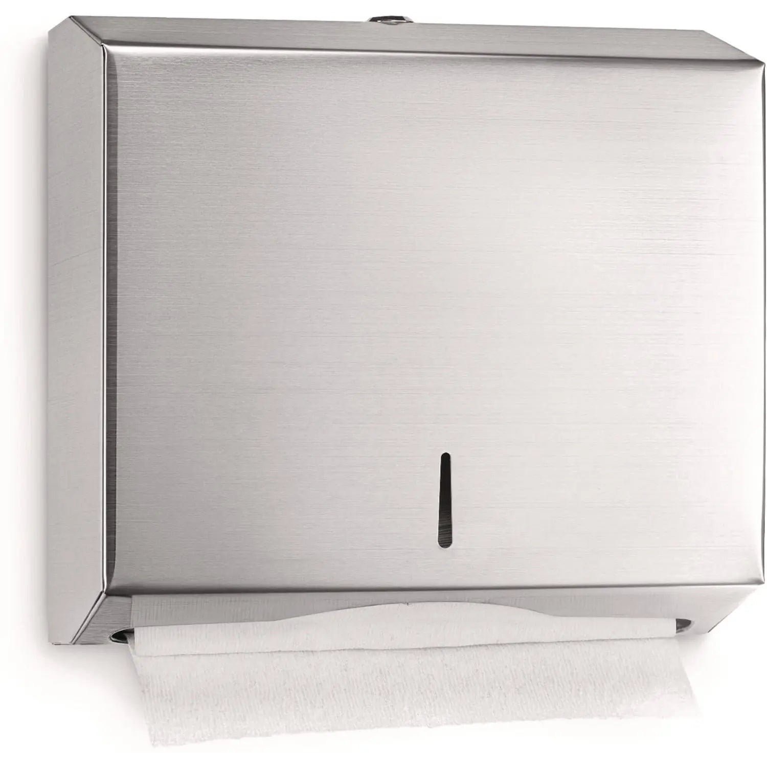 Horizontal C-Fold/Multi-Fold Paper Towel Dispenser, 10.2 x 4 x 11.2, Brushed Nickel