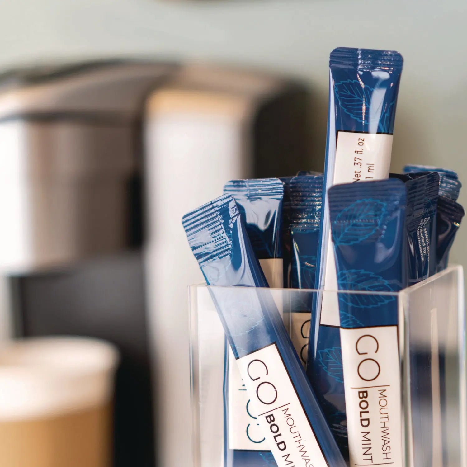 Individual Mouthwash Packets, Bold Mint Flavor, 0.37 oz Packet, 250/Box Go Mouthwash Flipcost