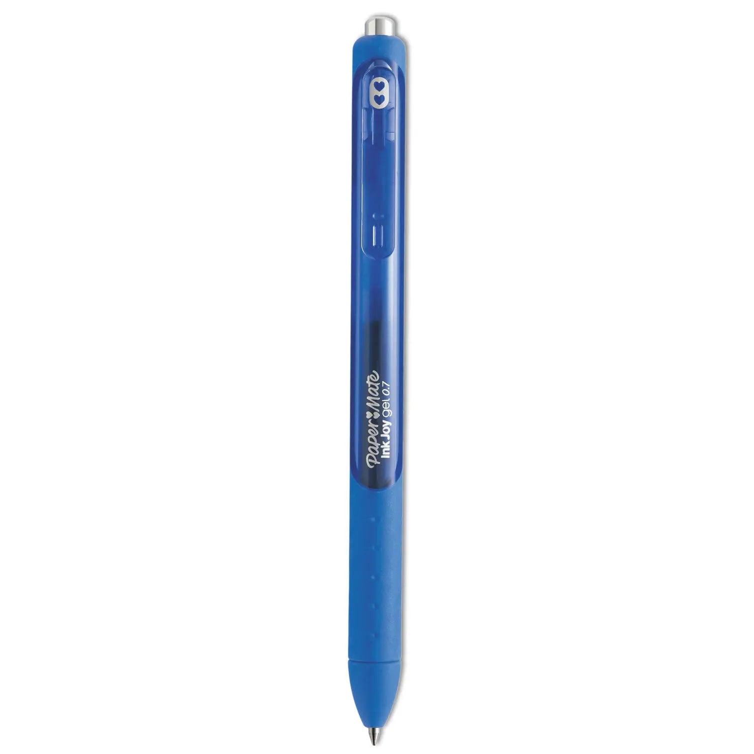 InkJoy Gel Pen, Retractable, Medium 0.7 mm, Blue Ink, Blue Barrel, Dozen Paper Mate® Flipcost