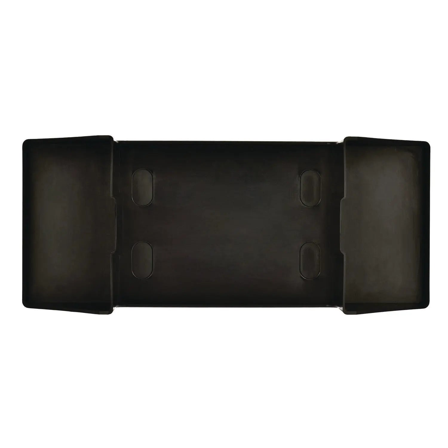 Interfold Table Top Dispenser Napkin Holder with Caddy, 6 x 14.17 x 6.5, Black Alpine Industries Flipcost