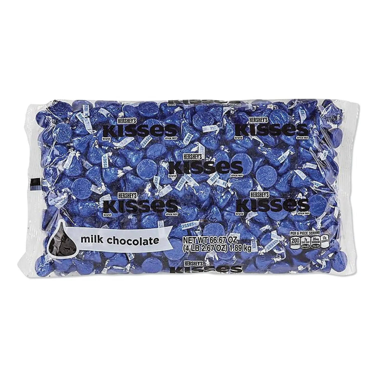 KISSES, Milk Chocolate, Dark Blue Wrappers, 66.7 oz Bag
