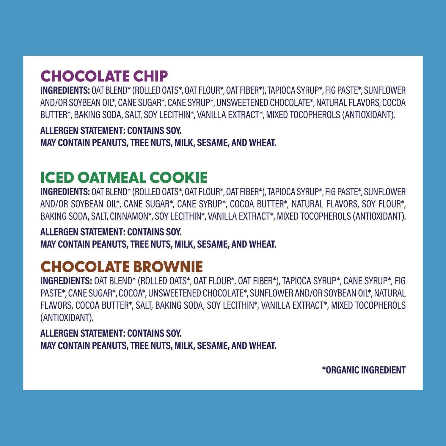 Kid Organic Zbar Granola Bars Variety Pack, Assorted Flavors, 1.27 oz Bar, 36/Carton CLIF® Bar Flipcost