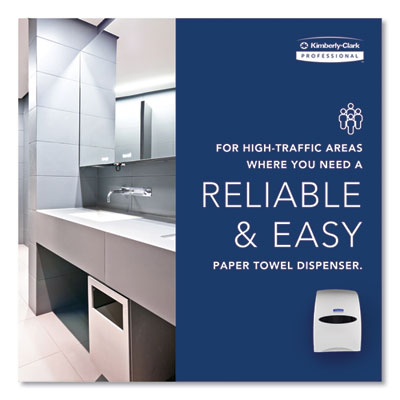 Kimberly-Clark* Sanitouch Hard Roll Towel Dispenser, 12.63 x 10.2 x 16.13, White Flipcost Flipcost