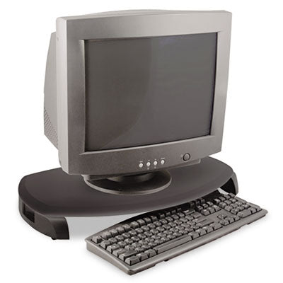 Kantek CRT/LCD Stand with Keyboard Storage, 23" x 13.25" x 3", Black, Supports 80 lbs Flipcost Flipcost