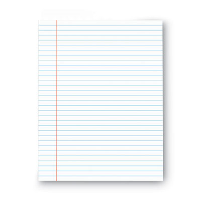 Universal® Glue Top Pads, Wide/Legal Rule, 50 White 8.5 x 11 Sheets, Dozen Flipcost Flipcost