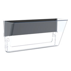 Storex Unbreakable Magnetic Wall File, Legal/Letter Size, 16" x 4" x 7", Clear Flipcost Flipcost