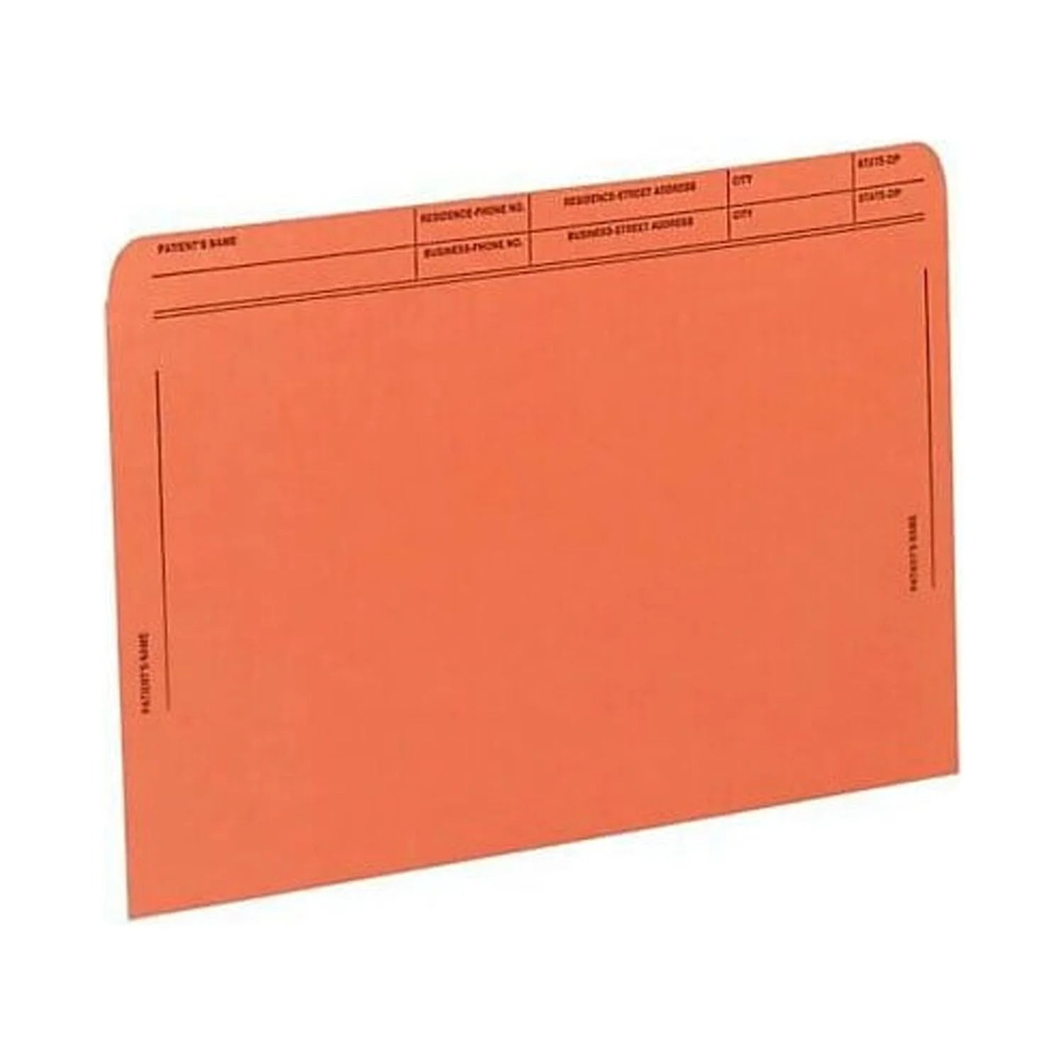 Medical Arts Press® Patient File Pocket, Letter Size, Orange, 50/Box