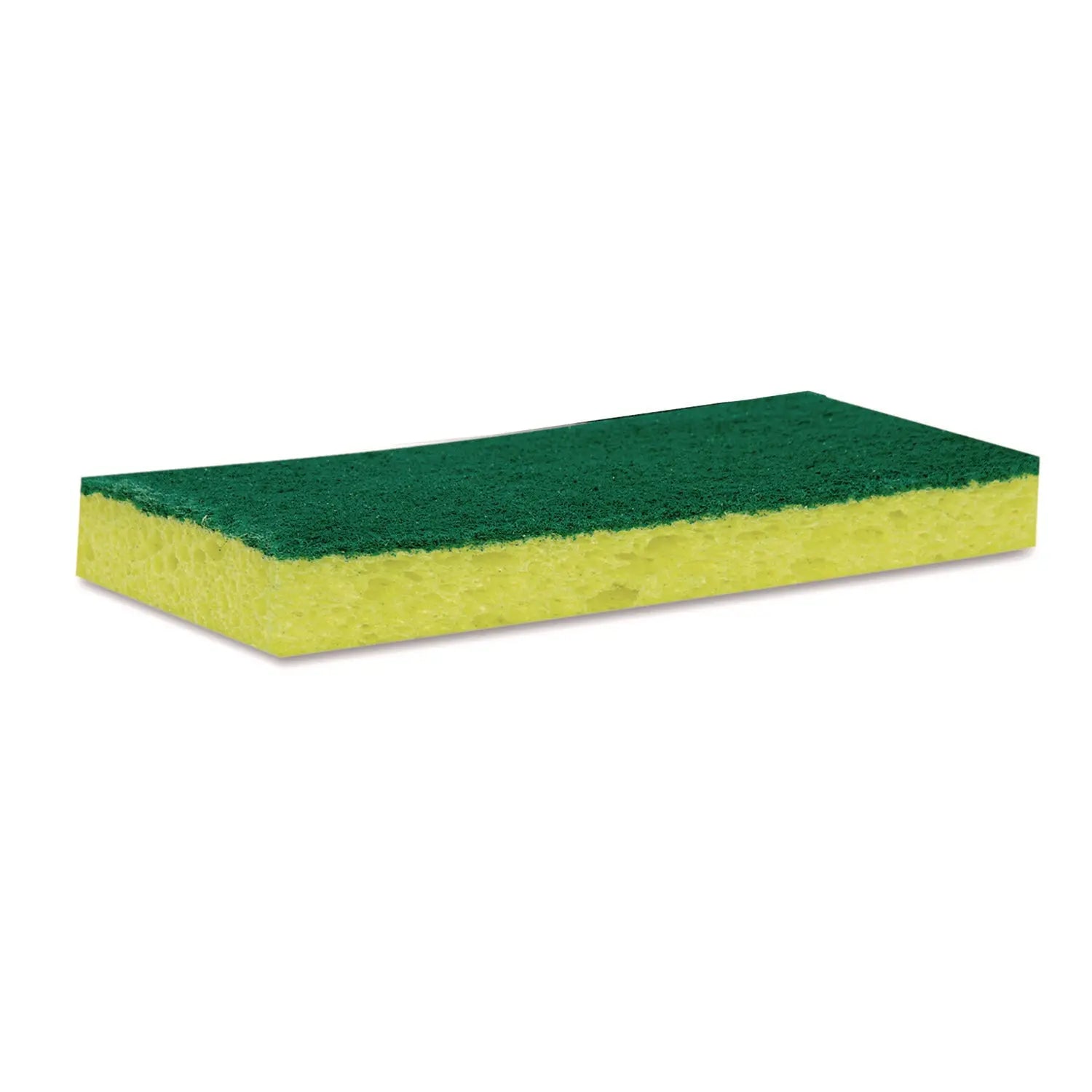 Medium-Duty Scrubbing Sponge, 3.6 x 6.1, 0.7" Thick, Yellow/Green Scotch-Brite™ PROFESSIONAL Flipcost