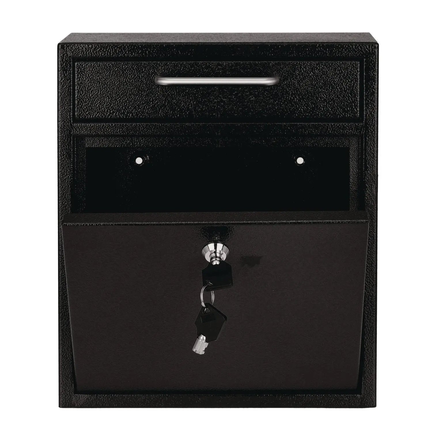 Medium Ultimate Wall Mounted Mail Box, 10.4 x 4.5 x 12, Black AdirOffice Flipcost