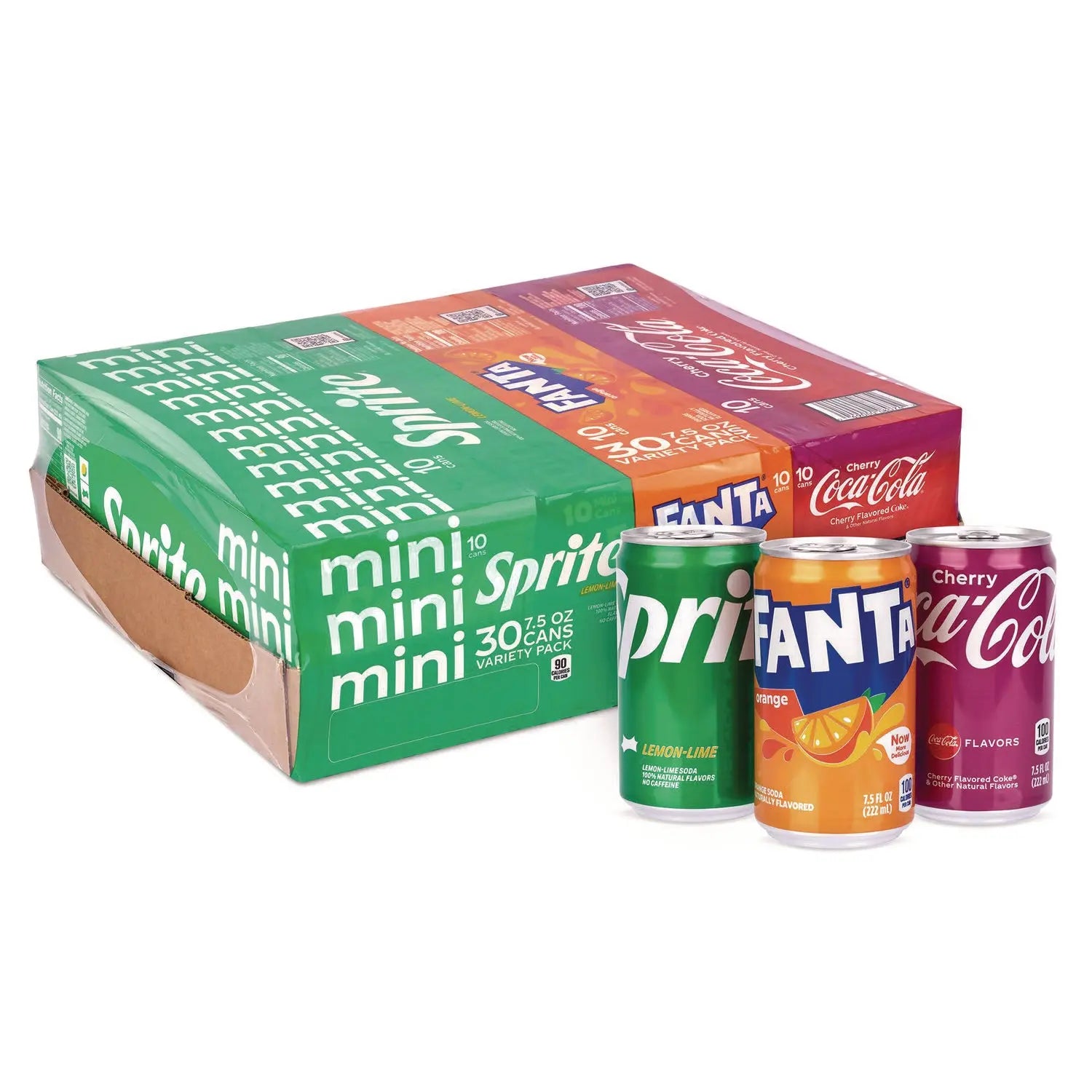 Mini Cans Variety Pack, Assorted Flavors, 7.5 oz Can, 30/Carton Coca-Cola® Flipcost