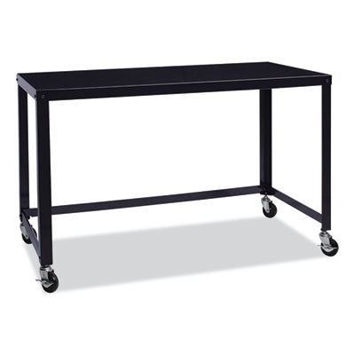 Mobile Steel Desk Black Flipcost Flipcost