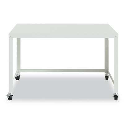 Mobile White Desk RTA, 47.45 x 23.88 x 29.6, White, Ships in 4-6 Business Days Flipcost Flipcost