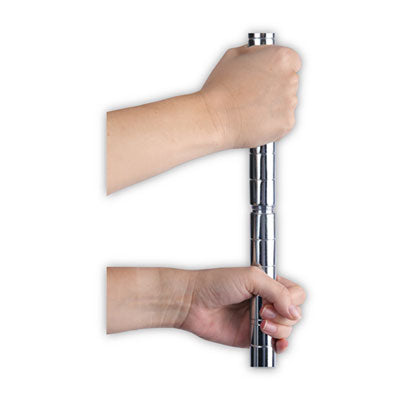 NSF Certified 6-Shelf Medium-Duty Commercial Wire Shelving Kit, 48w x 18d x 72h, Silver Flipcost Flipcost