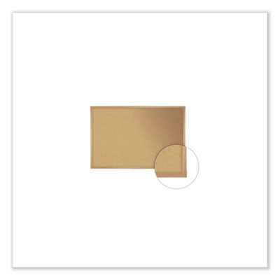 NaturalOak Frame Cork Bulletin Board, 120.5 x 48.5, Tan Surface Flipcost Flipcost