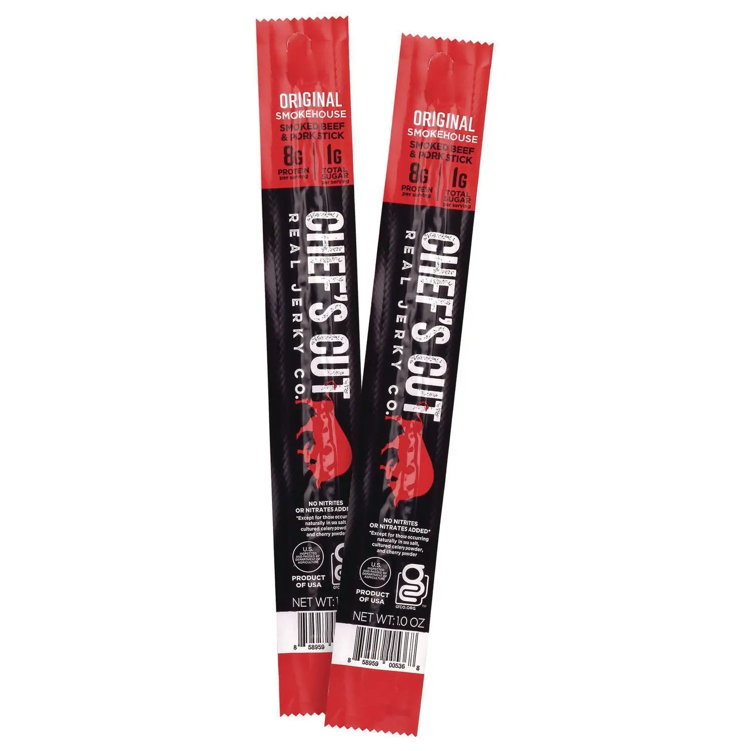 Original Smokehouse Beef & Pork Meat Stick, 1 oz Individually Wrapped, 16/Carton Chef’s Cut Real Jerky Co Flipcost
