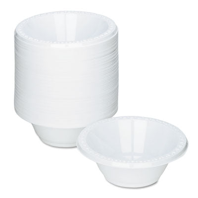 Tablemate® Plastic Dinnerware, Bowls, 12 oz, White, 125/Pack Flipcost Flipcost