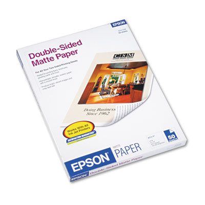 Epson® Premium Matte Presentation Paper, 9 mil, 8.5 x 11, Matte Bright White, 50/Pack Flipcost Flipcost