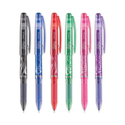 Pilot® FriXion Ball Erasable Gel Pen Smooth Writing, Stick, Extra-Fine 0.5 mm, Assorted Ink and Barrel Colors, 6/Pack Flipcost Flipcost