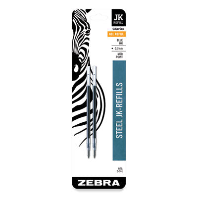 Refill  JK G-301 Zebra JK G-301 Rollerball Pens, Medium Conical Tip, Blue Ink, 2/Pack Flipcost Flipcost