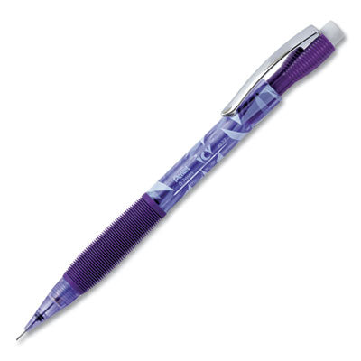 Pentel® Icy Mechanical Pencil, 0.7 mm, HB (#2), Black Lead, Transparent Violet Barrel, Dozen Flipcost Flipcost
