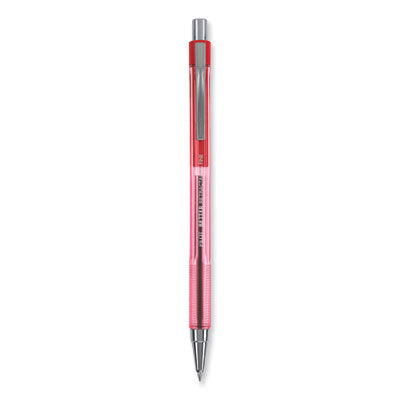 Pilot® Retractable Red Ballpoint Pen, Fine 0.7 mm, Red Ink, Translucent Red Barrel, Dozen Flipcost Flipcost