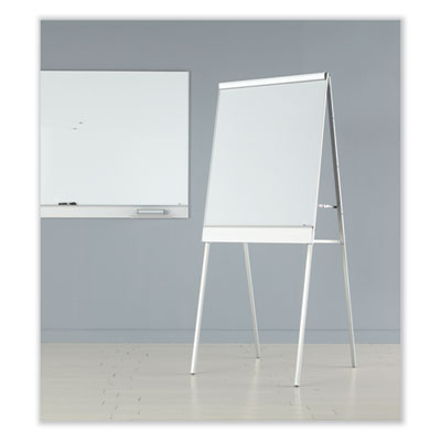 Polarity Height Adjustable Dry Erase Easel, 30 x 20-31 x 50-74 Easel, 30 x 38 Board, White Surface, Silver Frame Flipcost Flipcost