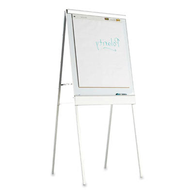 Polarity Height Adjustable Dry Erase Easel, 30 x 20-31 x 50-74 Easel, 30 x 38 Board, White Surface, Silver Frame Flipcost Flipcost