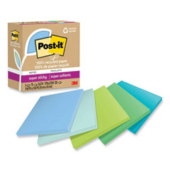 Post-it® Notes Original Cubes, 3" x 3", Pastels Collection, 400 Sheets/Cube