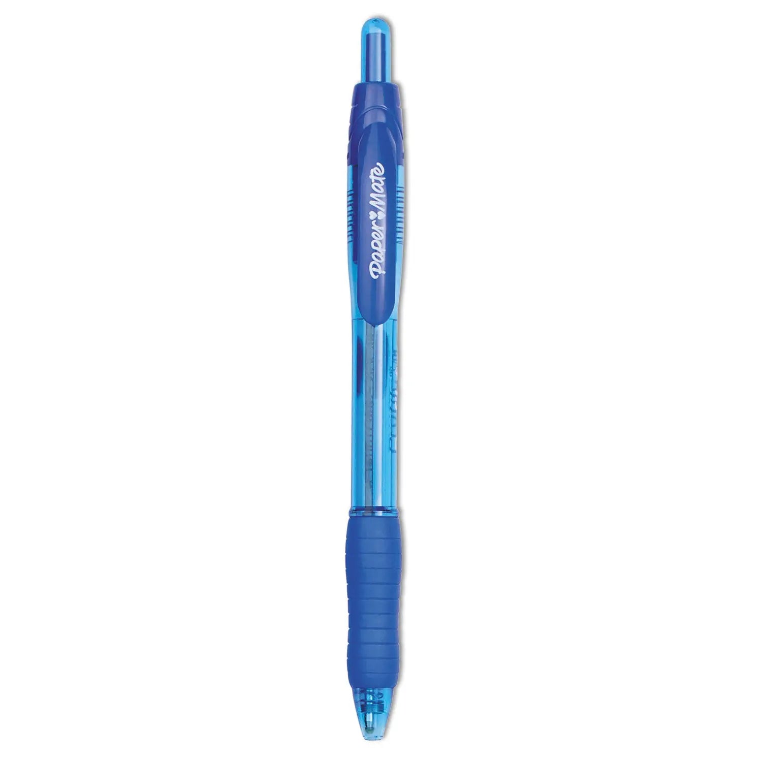 Profile Ballpoint Pen, Retractable, Bold 1.4 mm, Blue Ink, Translucent Blue Barrel, Dozen Paper Mate® Flipcost