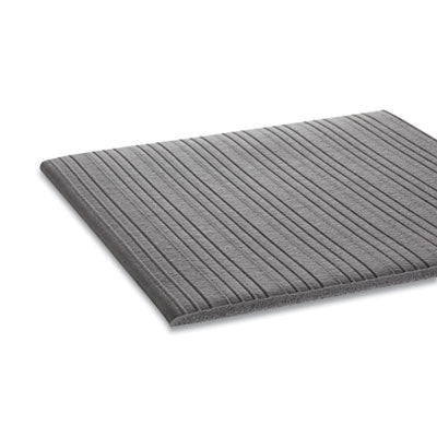 Ribbed Vinyl Anti-Fatigue Mat, 24 x 36, Gray Flipcost Flipcost