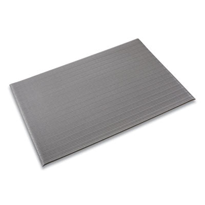 Ribbed Vinyl Anti-Fatigue Mat, 24 x 36, Gray Flipcost Flipcost